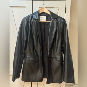 REMI x Revolve Chloe Faux Leather Blazer